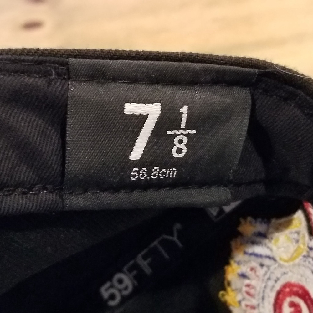 Los Angeles Dodgers Hat New Era 7 1/8 Fitted Black Brown Corduroy Bill All Star - Picture 9 of 12